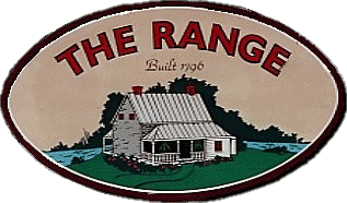 The Range Sign welcomes your guests to a perfect and picturesque setting for your formal or casual wedding, reception, meeting or retreat.